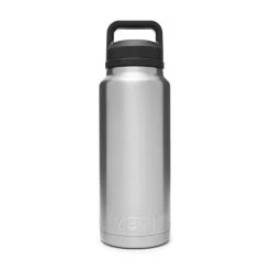 Yeti Rambler 36 Oz Bottle With Chug Cap -Outdoors Equip Shop 191416 Chug Inline Campaign Dealer Images Rambler 36oz Bottle Chug Cap Stainless Front 2400x2400 1