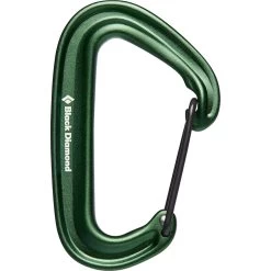Black Diamond MiniWire Carabiner 16 Black Diamond MiniWire Carabiner -Outdoors Equip Shop 210235 3005 MINIWIRE CARABINER GREEN 01 1