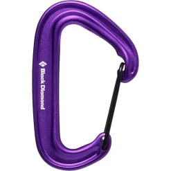 Black Diamond MiniWire Carabiner 20 Black Diamond MiniWire Carabiner -Outdoors Equip Shop 210235 5000 MINIWIRE CARABINER PURPLE 01 1