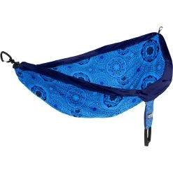 DoubleNest Print Hammock -Outdoors Equip Shop ENO DoubleNest Print Mantra Blue 1