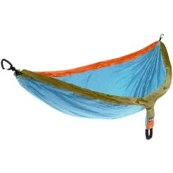 SingleNest Hammock -Outdoors Equip Shop SH015 ENO SingleNest Hammock PowderOrangeOlive