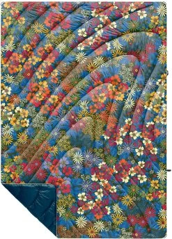 Rumpl Original Puffy Blanket - Printed 1-Person -Outdoors Equip Shop TPPB FC1 1 FLOWER CROWN OGPUFFY 1P FLATLAY bc58675e 2654 496c b97f 682028cc8cb8
