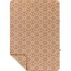Rumpl Sherpa Fleece Blanket -Outdoors Equip Shop TSFP KC1 T KALEIDOSCOPE CLAY SHERPA FLEECE FLATLAY