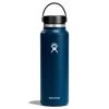 Hydro Flask 40 Oz Wide Mouth Water Bottle -Outdoors Equip Shop w40bts464 indigo straighton